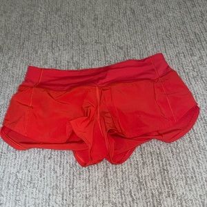 Carnation Red Speed Up Shorts